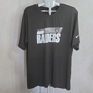 NFL Team Apparel Las Vegas Raiders Black Shirt Nike XXXL